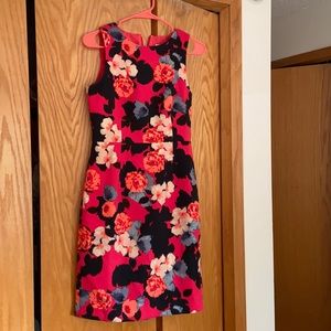 J. Crew Professional Dress- Floral and Size 4